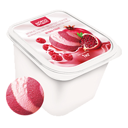 «МОРОЗПРОДУКТ» малина-гранат с прослойкой щербета сливочное в кюветах